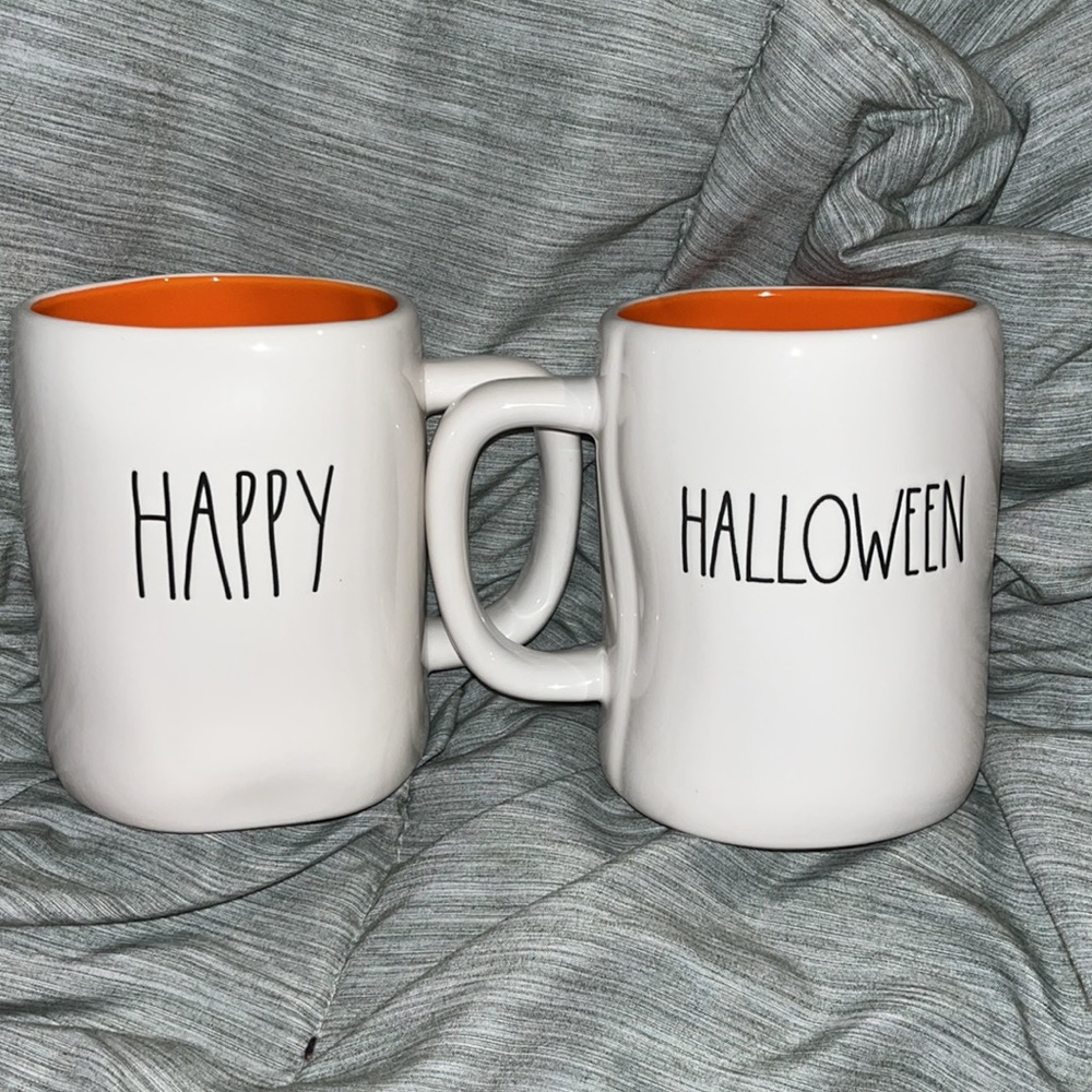 Happy Halloween Rae Dunn mug 2-sided
